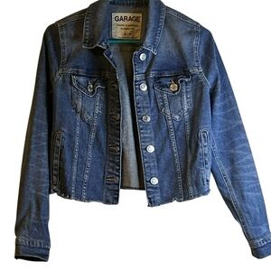 Garage Classic Fit Cropped Jean Jacket.